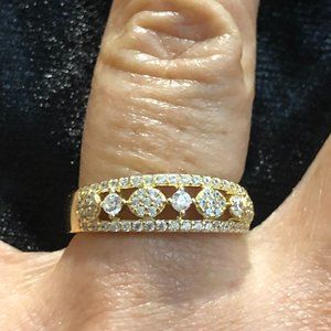 Vivamacity Elaina Ring Gold Vermeil Ring